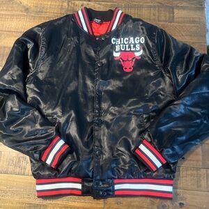 Chicago Bulls Black Bomber Jacket